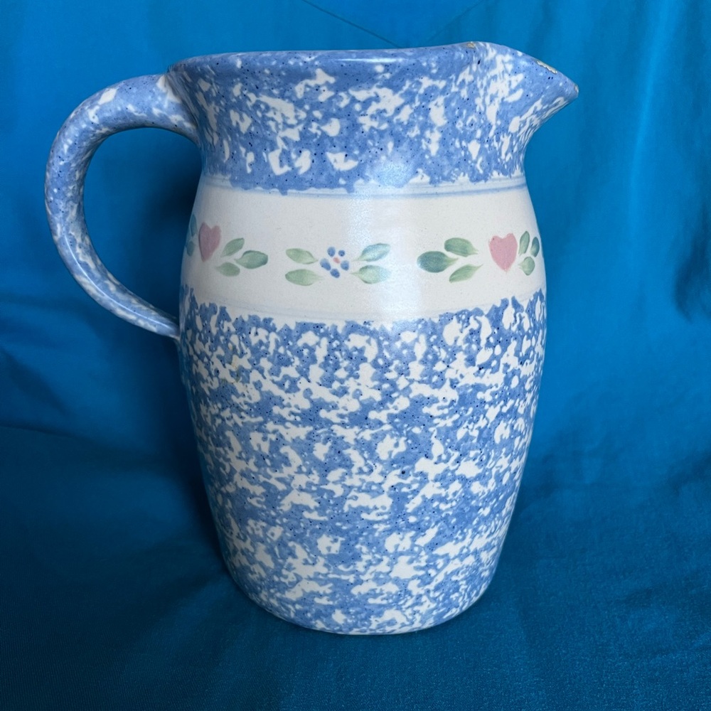 Vtg Pitcher Marshall Texas Pottery